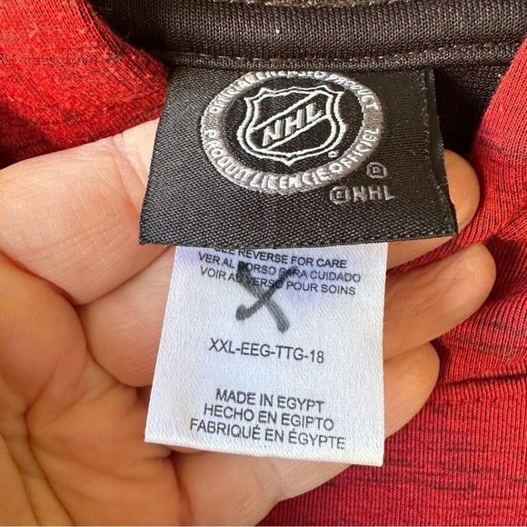 NHL Detroit Red Wings Long Tunic Length Hooded Sweatshirt - Picture 6 of 10